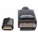 Manhattan Kábel k monitoru USB-C --> DisplayPort adaptér DP 4K M/M čierny 2m 152464