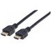 Manhattan kábel pre monitory HDMI/HDMI V2.0 M/M Ethernet 3m čierny 353946