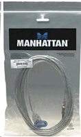 MANHATTAN Kabel USB 2.0 A-A prodlužovací 3m (stříbrný) 340496