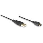 MANHATTAN Kabel USB 2.0 A Male / Mini-B Male, 1,8 m, černý