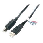 Manhattan kábel USB 2.0 typ A-B 1m čierny. Vhodný pre HP LJ