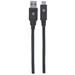 Manhattan Kábel USB-C 3.1 Gen1, USB C/USB A M/M 2m čierny 354974