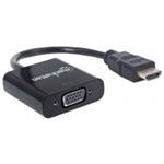 MANHATTAN převodník z HDMI na VGA (HDMI Male to VGA Female, black, Blister) 151436