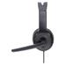 MANHATTAN Sluchátka s mikrofonem Mono USB Headset, černá 179874