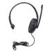 MANHATTAN Sluchátka s mikrofonem Mono USB Headset, černá 179874