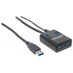 MANHATTAN USB 3.0 Hub, 4 Ports, AC/Bus Power 162302