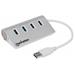 MANHATTAN USB 3.0 Hub, 4 Ports, Bus Power, Aluminum Housing 163767