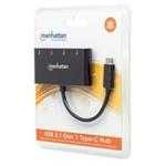 MANHATTAN USB 3.1 Gen 1 Type-C Hub, 4 Type-A Ports, Bus Power 162746