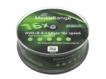 MEDIARANGE DVD+R 4,7GB 16x Cake 25 MR404