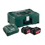 Metabo Basic-Set 2 x 4.0 Ah + MetaLoc 685064000