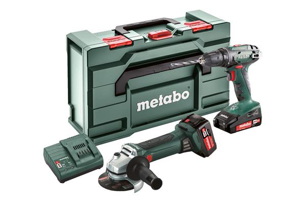 Metabo Combo Aku vŕtačka so skrutkovačom BS 18 + Aku uhlová brúska W 18 LTX 125 685082000