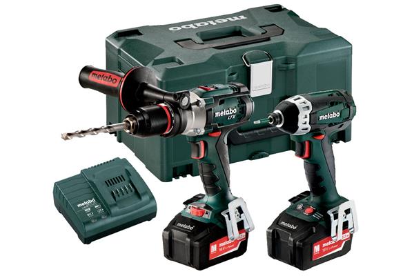 Metabo Combo Set 2.1.5 18 V, sada Aku vŕtačky so skrutkovačom SB 18 LTX + SSD 18 LTX 200 v kufríku MetaLoc 685058000