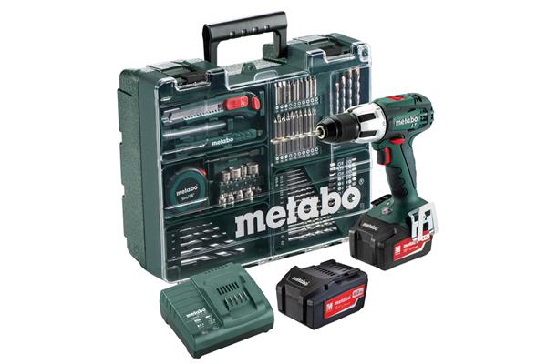 Metabo SB 18 LT Mobilná dielňa (13 mm, 2x4.0 Ah, ASC 30-36 V, 79 ks prísluš, kufrík) 602103640