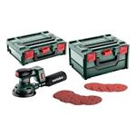 Metabo Set SXA 18 LTX 125 BL AKUMULÁTOROVÁ EXCENTRICKÁ BRÚSKA18V; METABOX 215; SO 100 BRÚSNYMI KOTÚČMI SO SUCH 691200000