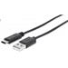 MH Cable, USB 2.0, C-Male/A-Male, 1m, Black, Polybag 353298