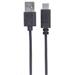 MH Cable, USB 2.0, C-Male/A-Male, 1m, Black, Polybag 353298