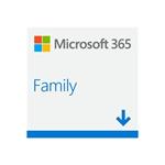 Microsoft 365 Family - Licence na předplatné (1 rok) - až 6 uživatelů - ESD - 32/64 bitů, Click-to- 6GQ-00092?EXP