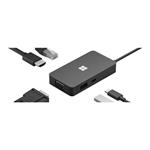 Microsoft USB-C Travel Hub - Dokovací stanice - USB-C - VGA, HDMI - GigE - komerční 1E4-00003