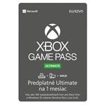 MICROSOFT Xbox Game Pass Ultimate 1 mesiac QHW-00008