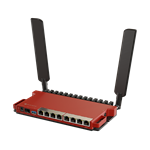 MikroTik L009UiGS-2HaxD-IN, ARM CPU, 512MB RAM, Wi-Fi 6 (802.11ax), 8x GLAN, PoE in/out, SFP, USB 3.0, L5