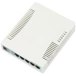 MIKROTIK RouterBOARD 260GS 5-port Gigabit smart switch + 1x SFP (SwitchOS, plastic case + zdroj) RB/260GS