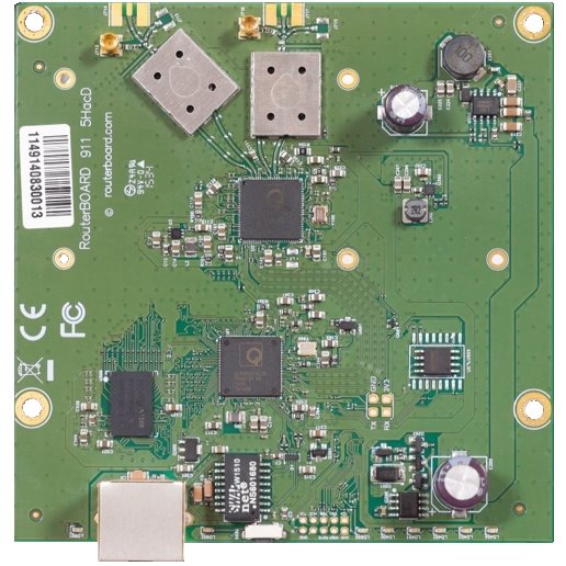 MIKROTIK RouterBOARD 911-5HacD + L3 (650MHz; 64MB RAM; 1x LAN; 1x 5GHz 802.11ac card) RB911-5HacD