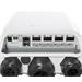 MIKROTIK RouterBOARD Cloud Router Switch CRS504-4XQ-OUT + L5 (650MHz; 64MB RAM; 1x LAN; 4x QSFP28, Dual PSU) desktop