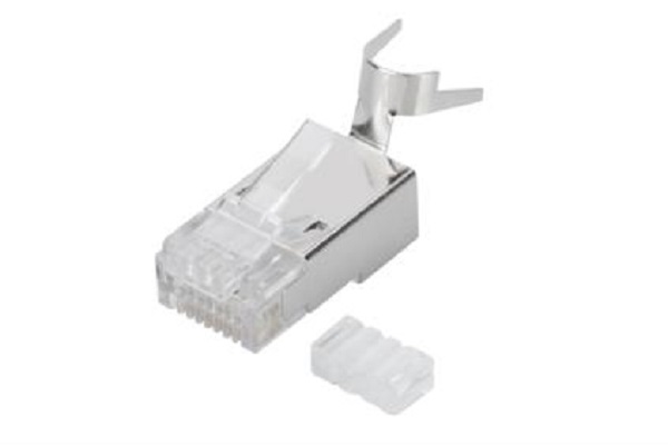 Modular Plug for Round Cable, CAT 6A, shielded