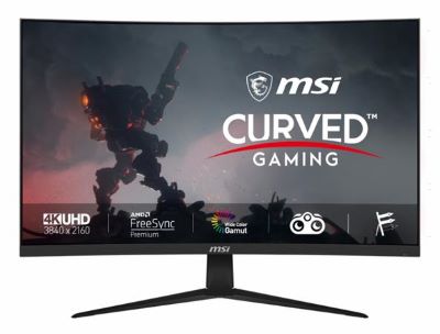 MSI Gaming monitor G321CUV, 31,5" zakřivený /3840x2160 (UHD)/VA LED/4ms/3000:1/250cd / m2 /2xHDMI/DP