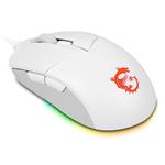 MSI herní myš CLUTCH GM11 WHITE Gaming/ 5.000 dpi/ RGB Lighting/ 6 tlačítek/ USB S12-0401950-CLA