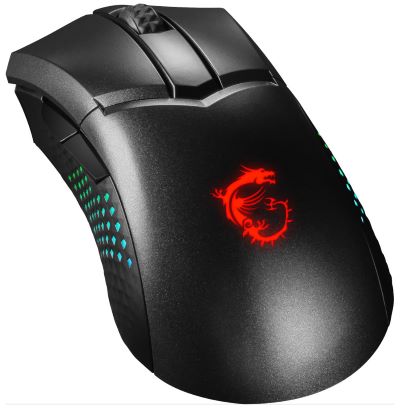 MSI herní myš CLUTCH GM51 Lightweight Wireless/ bezdrátová/ dobíjecí/ 26.000 dpi/ RGB podsvícení/ 6 tlač S12-4300080-C54