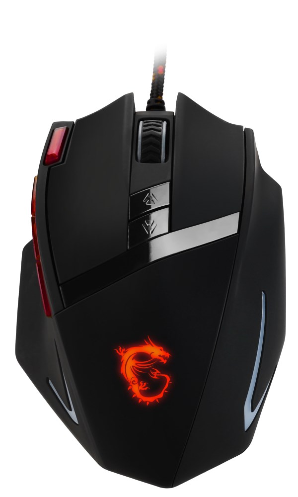 MSI myš Interceptor DS200 GAMING Mouse / drátová / 8200dpi / 9 tlačítek / USB S12-0401170-EB5