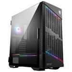 MSI skříň MPG VELOX 100P AIRFLOW/ bez zdroje/ levé temp. sklo/ 3x 120mm/ 1x 120mm ARGB/1x USB3.1 Type-C/ 306-7G18P21-809