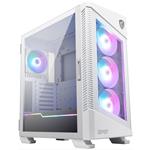 MSI skříň MPG VELOX 100R WHITE/ bez zdroje/ levé temperované sklo/ 4x ARGB 120 mm fan/ 1x USB3.1 Type-C/ 2x USB3.0/ bíl