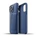 Mujjo kryt Full Leather Wallet Case pre iPhone 13 Pro Max - Monaco Blue MUJJO-CL-018-BL