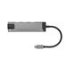 Multifunkční adaptér 5 v 1 Natec FOWLER GO HUB 2X USB 3.0 HUB, HDMI 4K, USB-C PD, RJ45 NMP-1985