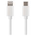 Nabíjací a dátový kábel USB-C 2.0 / Lightning MFi, 1 m, biely 8592920118443