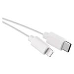 Nabíjací a dátový kábel USB-C 2.0 / Lightning MFi, 1 m, biely 8592920118443