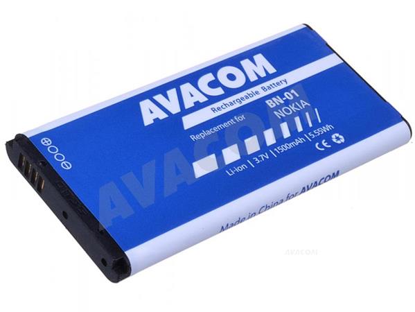 Náhradní baterie AVACOM Baterie do mobilu Nokia X Li-Ion 3,7V 1500mAh (náhrada BN-01) GSNO-BN01-S1500