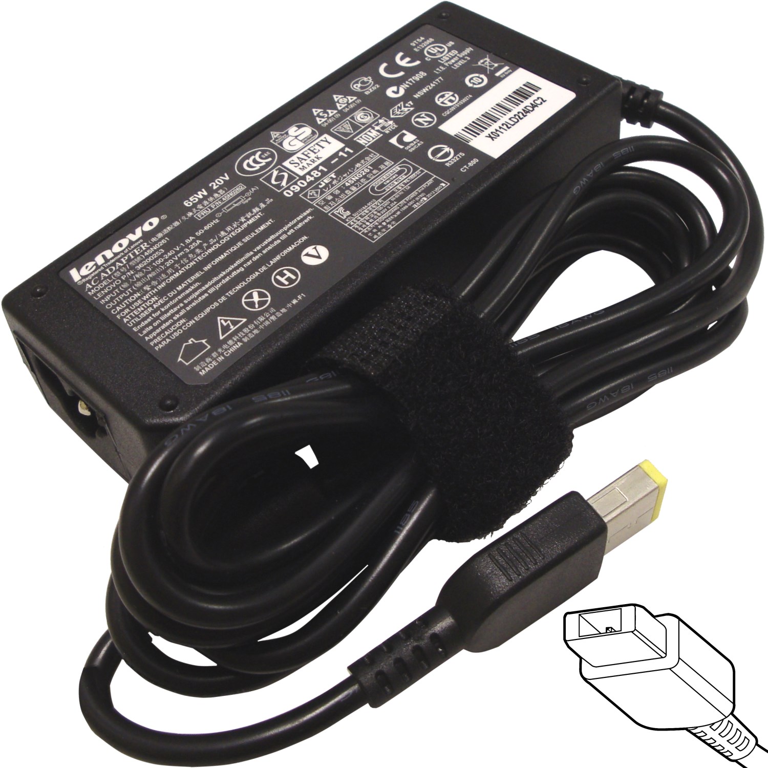 Napájecí adaptér 65W, 20V YOGA conn., originál Lenovo 77011097