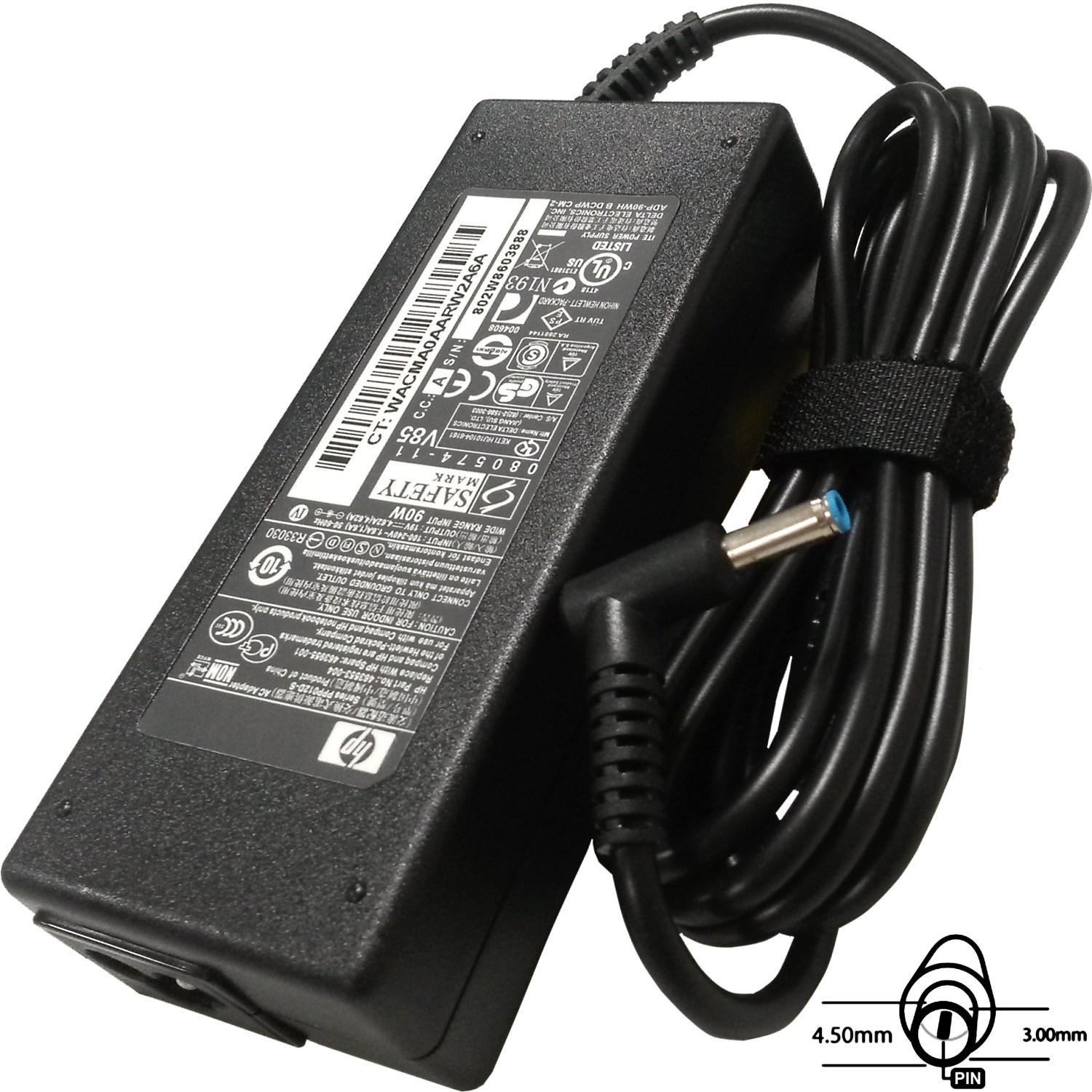 Napájecí adaptér 90W, 19,5V 4.5x3.0mm, originál HP 77011112