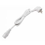 Napájecí kabel - EU vidlice / konektor IEC C13 - bílý 8596220009227