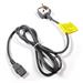 Napájecí kabel - UK vidlice BS1363 (Type G) / konektor IEC C13 - šedý 8596220007261