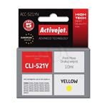 Náplň ActiveJet Canon CLI-521Y yellow + chip 10ml ACC-521YN