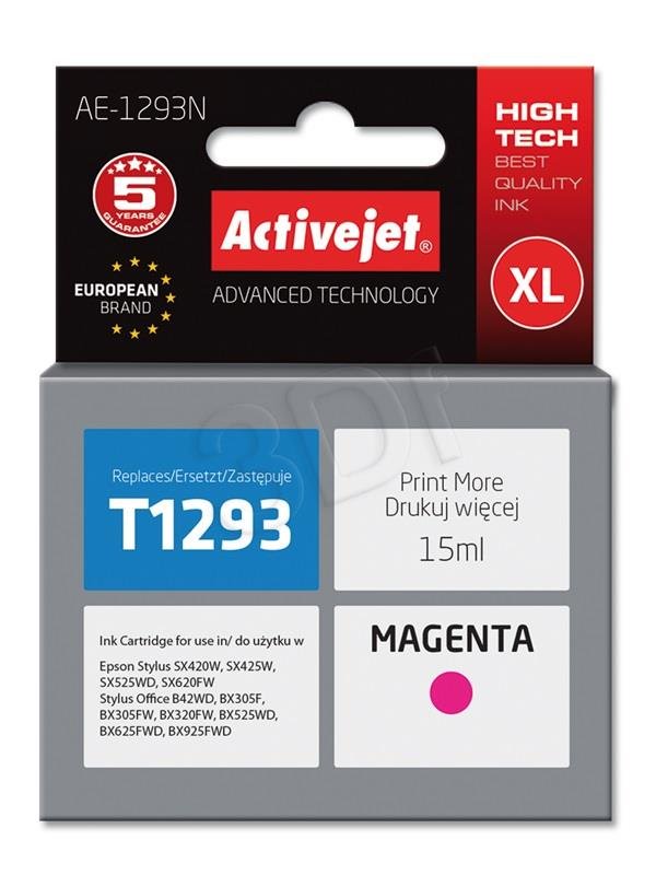 Náplň ActiveJet EPSON T1293 magenta 15 ml