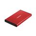 Natec external enclosure RHINO GO for 2,5'' SATA, USB 3.0, Red NKZ-1279