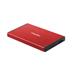 Natec external enclosure RHINO GO for 2,5'' SATA, USB 3.0, Red NKZ-1279