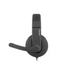 Natec HEADPHONES RHEA with MICROPHONE BLACK NSL-1452