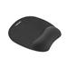 Natec Mousepad Ergonomic CHIPMUNK memory foam filling, black NPF-0784