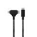 Native Union kábel Belt Cable Duo USB-C to USB-C/Lightning 1.5m - Cosmos BELT-CCL-COS-NP